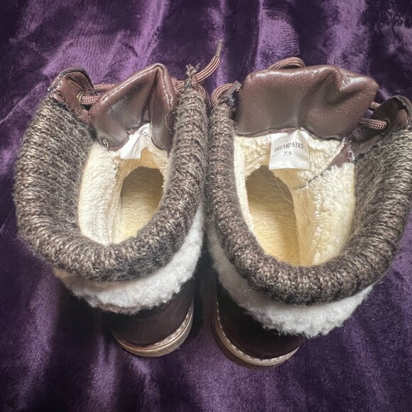 DREAM PAIRS | Lace Up Combat Boots | Size 7.5 - Picture 6 of 10